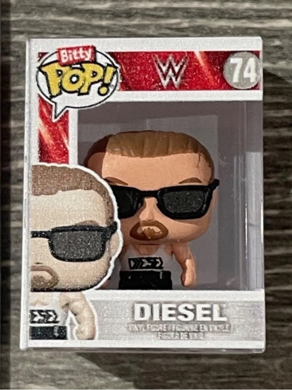🔥NOW $4🔥 Kevin Nash Diesel Bitty Mini Funko Pop WWE Wrestling Toy Figure